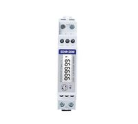 TBZOQAID SDM120- Medidor de energía Carril DIN monofásico, 2 Cables, 0,25~5 A, 230 V, RS485