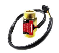 TBZOQAID Sensor de Flujo Agua YF-B1, medidor Hall G1/2, Pulso con Carcasa Cobre, 1 Uds