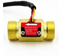 TBZOQAID YF-B5/YFB6 Sensor de Flujo Agua Flujo Hall medidor Pulso G3 / 4 Rosca Macho 1 Uds(YF-B6)