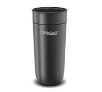 TC Daily Drinking Mug 0,36 l, negro, vaso térmico de acero inoxidable, 6 horas de calor / 12 horas de frío, absolutamente a prueba de fugas, para la universidad, la oficina, by Thermos