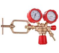 TC TECHNIC Regulador de presión de acetileno - Regulador de gas con manómetro, carcasa de latón, presión nominal de entrada 0 - 25 bar, caudal: 5000 l/h
