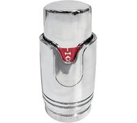 TC TRV - Cabezal de sensor de válvula termostática para radiador Drayton TRV4 Body Full Chrome