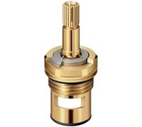 TDCuizent 2 unids latón núcleo de válvula de apertura rápida cartucho 994053-0070A 0070A/H grifo de cobre disco sello de silicona a prueba de fugas oro para sistemas de agua fría caliente suave