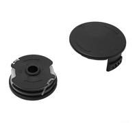 TDCuizent Bobina y línea de recortadora de césped inalámbrica con cubierta para Parkside para PRTA 20-Li A1 B1 B2 C3 PRT 300 550 50 1.6mm Diámetro 27 pies de longitud Piezas de repuesto