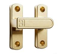 TDCuizent Cerradura de puerta corredera ajustable Pestillo de aleación de zinc 0-7mm caída personalizada Montaje horizontal vertical para gabinetes Cajones Instalación de tornillo de hebilla de