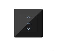 TDCuizent Interruptor de persiana enrollable inteligente para Tuya for Smart Life App WiFi Cortina Controlador con temporizador Programación Protección contra sobrecarga Material PC ignífugo Panel de