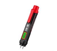 TDCuizent Medidor digital de humedad de madera 0-58% de rango con retroiluminación de triple color Probador de humedad tipo pluma portátil para madera, papel, cartón, cemento y materiales de