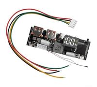 TDCuizent Módulo de banco de energía de carga rápida bidireccional placa de circuito 65W 100W QC PD VOOC Soporte para MPPT Entrada solar Regulación de voltaje inteligente Salida de onda baja