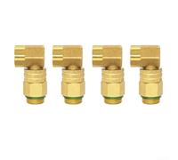 TDCuizent Pulverizador de junta giratoria de cobre con rotación de 90 grados para riego agrícola de alta presión Conector de unión de latón para sistemas de riego de jardines de granja