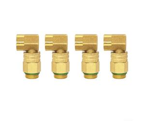 TDCuizent Pulverizador de junta giratoria de cobre con rotación de 90 grados para riego agrícola de alta presión Conector de unión de latón para sistemas de riego de jardines de granja