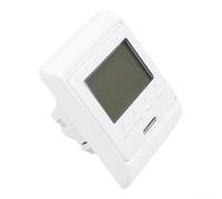 TDCuizent Termostato programable para calefacción por suelo radiante y agua LCD controlador de temperatura digital con ± 0.1 °C IP20 carcasa protectora nergética sistema de control de