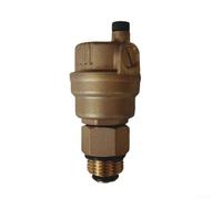 TDCuizent Válvula de ventilación automática de cobre para calentadores de agua solares, calderas y radiadores montados en la pared, purga de aire eficiente que evita cerraduras de aire, accesorio de