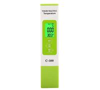 TDS EC Salinity Tester, C-100 5 en 1 Water Quality Tester, Temperature Meter, Water Quality Detector Test Pen, Multifunction Seawater Tester con Retroiluminación
