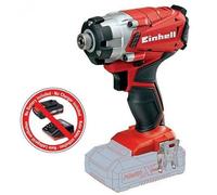 Einhell Atornillador de impacto a batería 18 V — electrónica de control de velocidad, 3 LEDs de alimentación