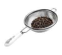 Tea Infuser - Stainless Steel Fine Mesh Tea Strainer 12.8x6.5cm | Loose Leaf Ţea Steeper With Handle Filter For Cup Mug Teapot Brewing Steeping Kitchen Office Camping Travel Use
