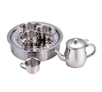 Tea Set, Children Teapot Tray, Filter Screen Design, Long Spout Teapot, Sturdy Drinkware Material, Ideal para niños, niñas, estudiantes, Beginners, Kindergarten Fun and Preschool Tea Time