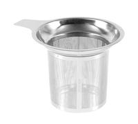 Tea Strainer, Stainless Steel Coffee Mesh, Ultrafino Filter with Anti-Scald Handle, Rust-Resistant Easy-Clean Design for Loose Leaf Tea, Travel, Home, Offices, 11,4 x 8,8 x 7,3 cm