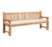 Teakbank Jackson mit Sitzkissen 220 cm + teak