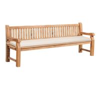 Teakbank Jackson mit Sitzkissen 240 cm + teak