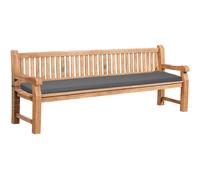 Teakbank Jackson mit Sitzkissen 240 cm + teak