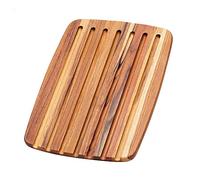 Teakhaus Pan Tabla de Cortar, Madera de Teca, marrón, 40,5 x 28 x 1,4 cm