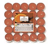 Tealight Perf. Pack 25 Naranja/Chocolate