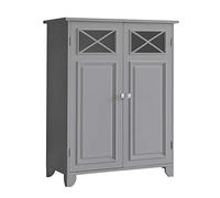 Teamson Home Armario Mueble De Baño Dawson De Madera Gris EHF-6841G