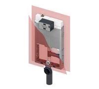 Tece TECEbox - Módulo de instalación empotrada para inodoro suspendido, con cisterna Octa II, 8 cm, extracción de olores, altura de montaje 1,07 m 9370502
