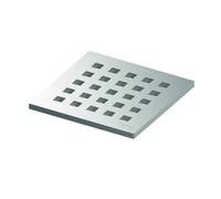 TECEdrainpoint S Rejilla de diseño cuadrada, acero inoxidable, 100x100mm, 3665006