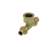 TECEflex Pieza en T IG, latón estándar, 769525, Versión: 25 x rosca hembra (RP) 3/4" x 25