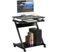 Techly ICA-TB 935B Escritorio de computadora móvil 590x370mm negro