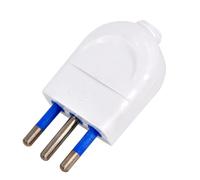 Techly IPW-IC118 Tipo L 2P+E Blanco conector eléctrico - Enchufe (10 A)