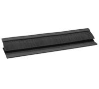 Techly Professional 620188 - Dos cepillos para entrada de cables para armario y rack de 380 mm, color negro