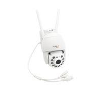 Technaxx 3MP WiFi PT Dome Camera TX-192 - Cámara de Seguridad para Exteriores FullHD WiFi con aplicación - Detección de Movimiento, función de Alarma, IP66 a Prueba de Agua, Audio bidireccional
