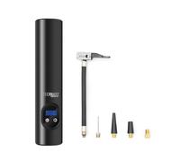Technaxx Compresor de Aire Portátil 6000mAh - Inflador Inalámbrico con Pantalla Digital, 8 Bar Auto Stop, 12V, Bomba para Neumáticos de Coche, Bicicleta, Moto y Balones, Luz LED - TX-157