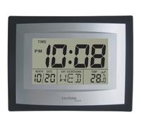 techno line WS 8004 - Reloj de Cuarzo, Color Plateado Y Negro