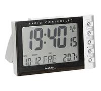 Technoline wt 188 despertador reloj despertador digital negro, plata