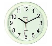 techno line WT 600 - Reloj de Pared (Movimiento de Cuarzo) - Blanco