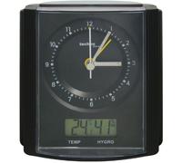 techno line WT 770 - Premium - Radio Despertador, Color Negro Y Cromo