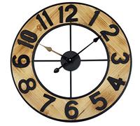Technoline Reloj de Pared analógico Grande WT1610, technoline, Cuarzo, Madera, XXL, diámetro de 60 cm