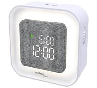 technoline Reloj Despertador LED Inteligente, Ajuste automático de la iluminación, Digital, luz Nocturna, Cable USB, iluminación Regulable, luz Nocturna