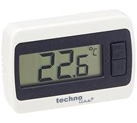 Technoline Ws 7002 - Termómetro Digital, color blanco - gris | Memoria MIN MAX | Rango de medición de 0 a 50 °C | Resolución de 0,1 °C | Pantalla °C y °F | Pantalla grande | Para