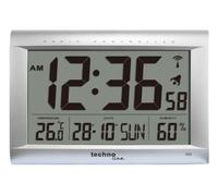 Technoline Ws 8009 - Reloj de Pared Controlado Por Radio, color plateado