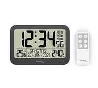Technoline WS8026 - Reloj Digital inalámbrico con Mando a Distancia, 22,3 x 14,8 cm, con indicador de Temperatura, Temporizador hasta 240 Minutos