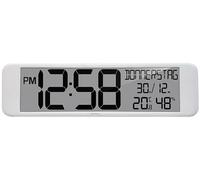 Technoline WS8120 XXL - Reloj de Pared Digital con Radio (indicador de Temperatura y Humedad, 44 cm)