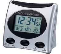 Technoline WT 221-T Reloj Digital, Plata/Negro