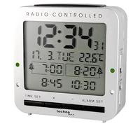 Technoline WT 245 - Despertador (4 alarmas), color plateado