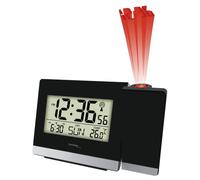 Technoline WT 536 Reloj de repisa o sobre Mesa Digital Table Clock Negro - Relojes de Mesa (147 mm, 42 mm, 92 mm, AAA)
