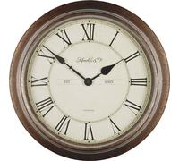 Technoline WT 7006, Pared, Reloj, Redondo, Marrón, Beige, , Analógico, Batería