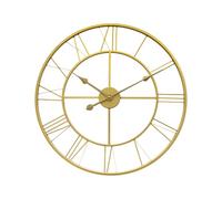 Technoline WT1618 - Reloj de Pared (60 cm, Metal, con números Romanos, Filigrana, Color Dorado